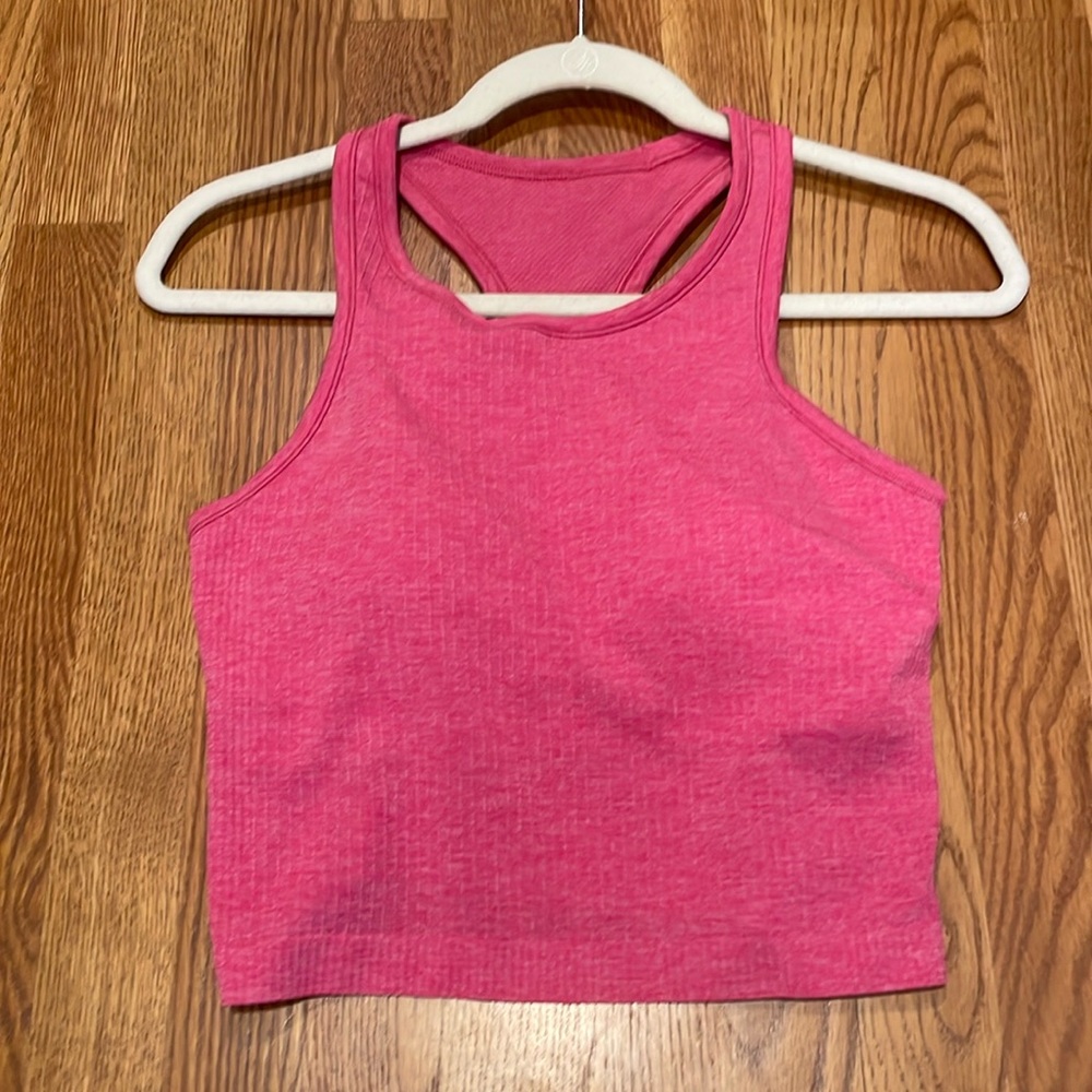 Lululemon Ebb To Street Cropped  Raccerback Tank 8